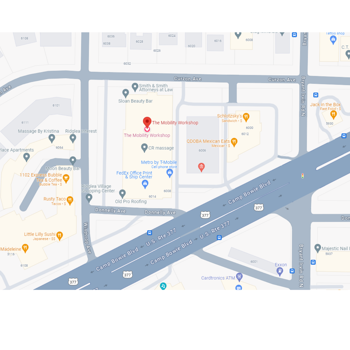 The Mobility Workshop Location